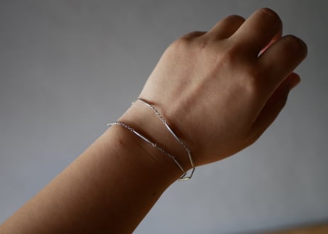 懐中時計用のチェーン　ブレスレット　フランスヴィンテージ　ヴィンテージ　ブロカント