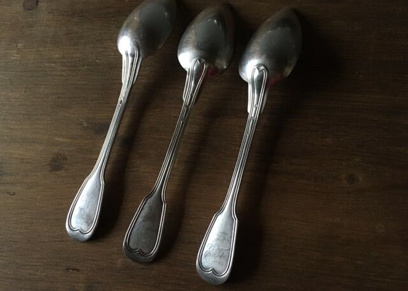 モノグラム入り デザートスプーン CHRISTOFLE クリストフル モノグラム入り デザートスプーン CHRISTOFLE クリストフル