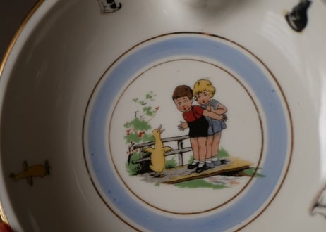 LIMOGES リモージュのヒータープレート　お皿　ブロカント　フランスアンティーク