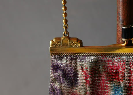 Antique metal bag 　アンティーク　メタル＆メッシュバッグ　フランスアンティーク