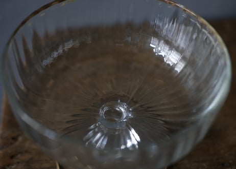 ガラスのアイスクリームカップ　フランスヴィンテージ　ブロカントのある暮らし　ブロカント