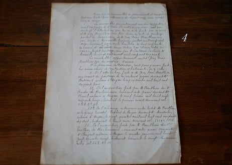 Old  lettering paper