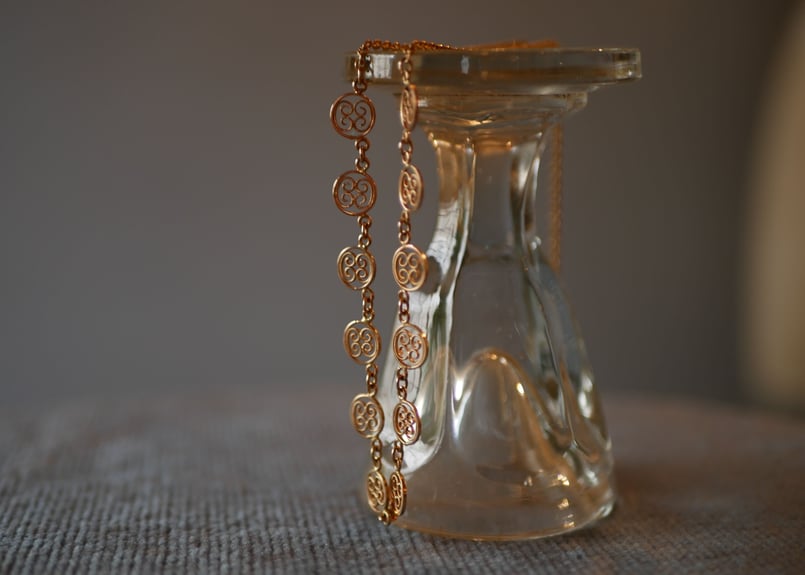 FN-01 フィリグリーネックレス 18金 18K ピンクーゴールド フランス