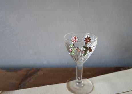 フランスアンティーク　春らしい　ピアス　ヴィンテージ