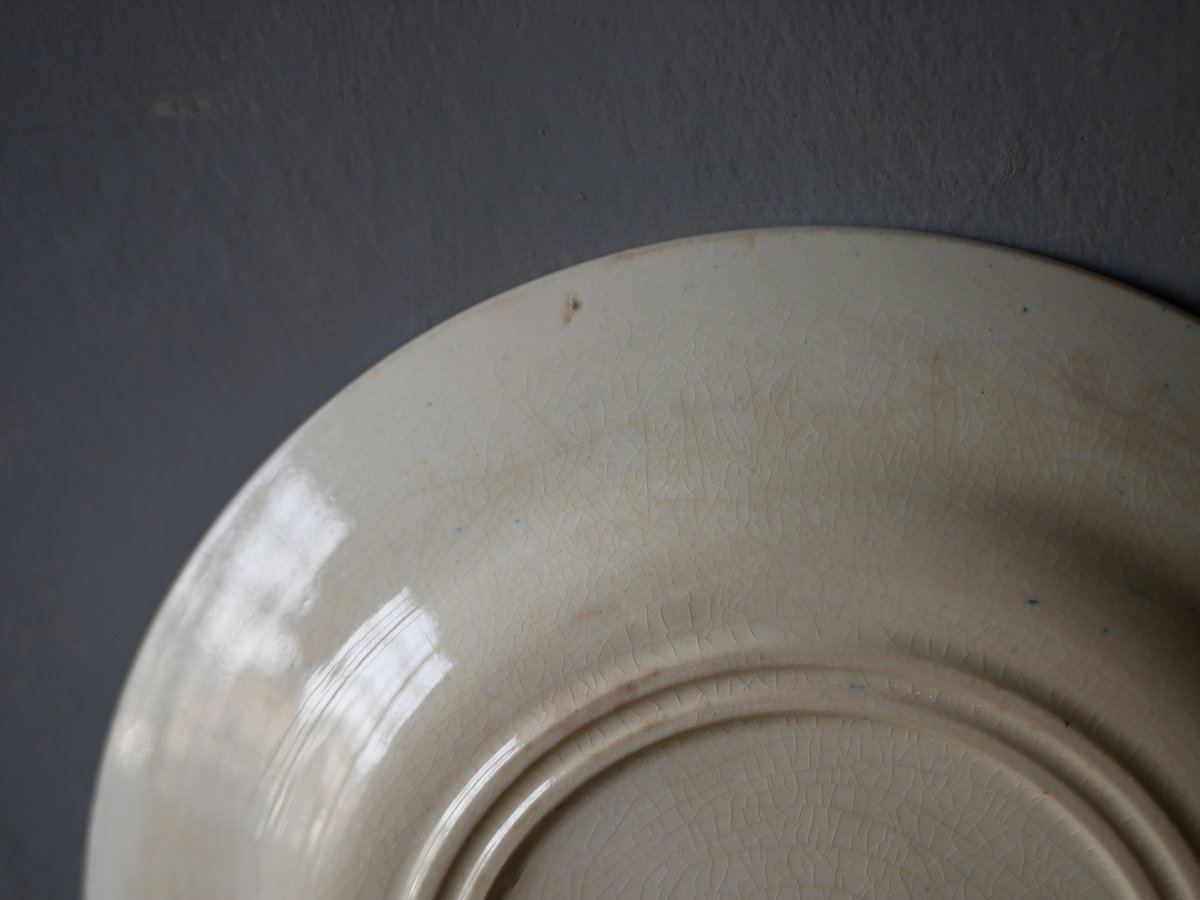 フランスアンティーク　ジアン　プレート　チューリップ　平皿　TULIPES フランスアンティーク ジアン プレート チューリップ 平皿