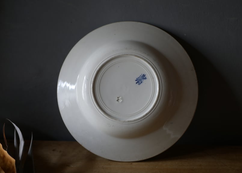 フランス アンティーク リュネヴィル デザートプレートA Luneville】リュネヴィル フランス アンティーク オーバル型