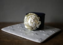 レア♡　フランスアンティーク　両面　ヤドリギ　パウダーケース　ピルケース フランス アンティーク ピルケース ヤドリギ 宿り木 コンパクト