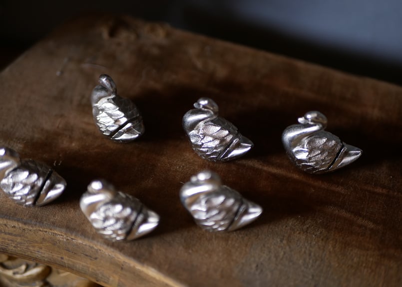 フランスアンティーク　カードスタンド　白鳥　スワン　蚤の市　ブロカント フランスアンティーク カードスタンド 白鳥 スワン 蚤の市 ブロカント