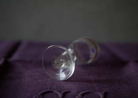 エナメルシリーズ　part.4(b)　リキュールグラス　フランスアンティーク　アンティークのある暮らし