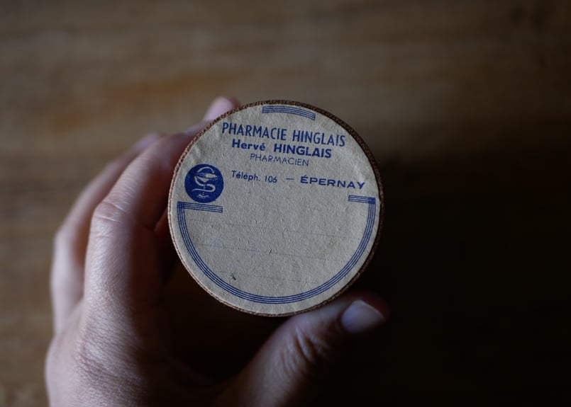 フランスアンティークラウンドボックス