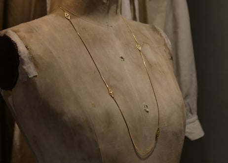 ヴェルメイユ　ヴィンテージネックレス　イタリアンヴィンテージ　ブロカント