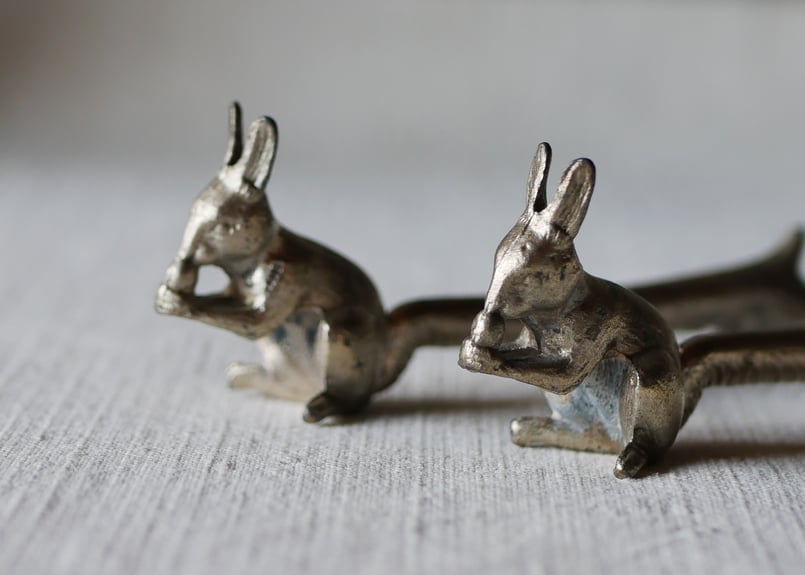 カトラリーレスト りす リス フランスアンティーク ブロカントの