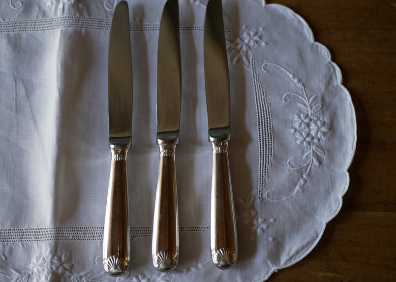 Cristofle クリストフル デザートナイフ フランスブロカント