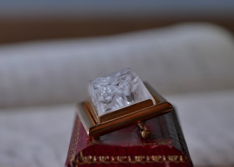 Lucite Brooch Edelwiss