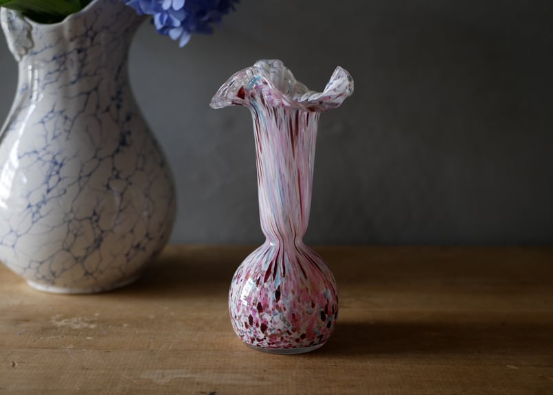 クリシー　フラワーベース　花器　フランスヴィンテージ　ブロカントのある暮らし クリシーフラワーベース花器フランスヴィンテージブロカントの