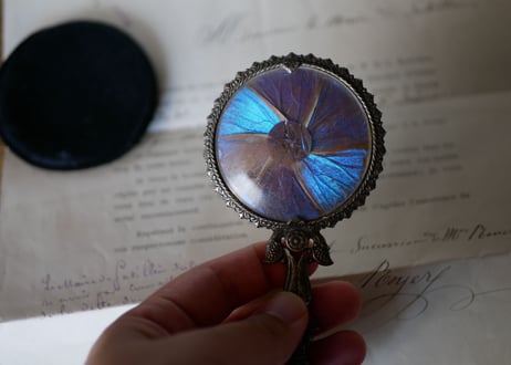 Hand mirror of Morpho