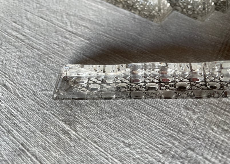 カトラリーレスト クリスタルガラス フランスアンティーク