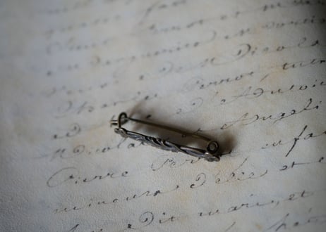 アールヌーボー ブローチ FRANCE antique BROCANTE vintage