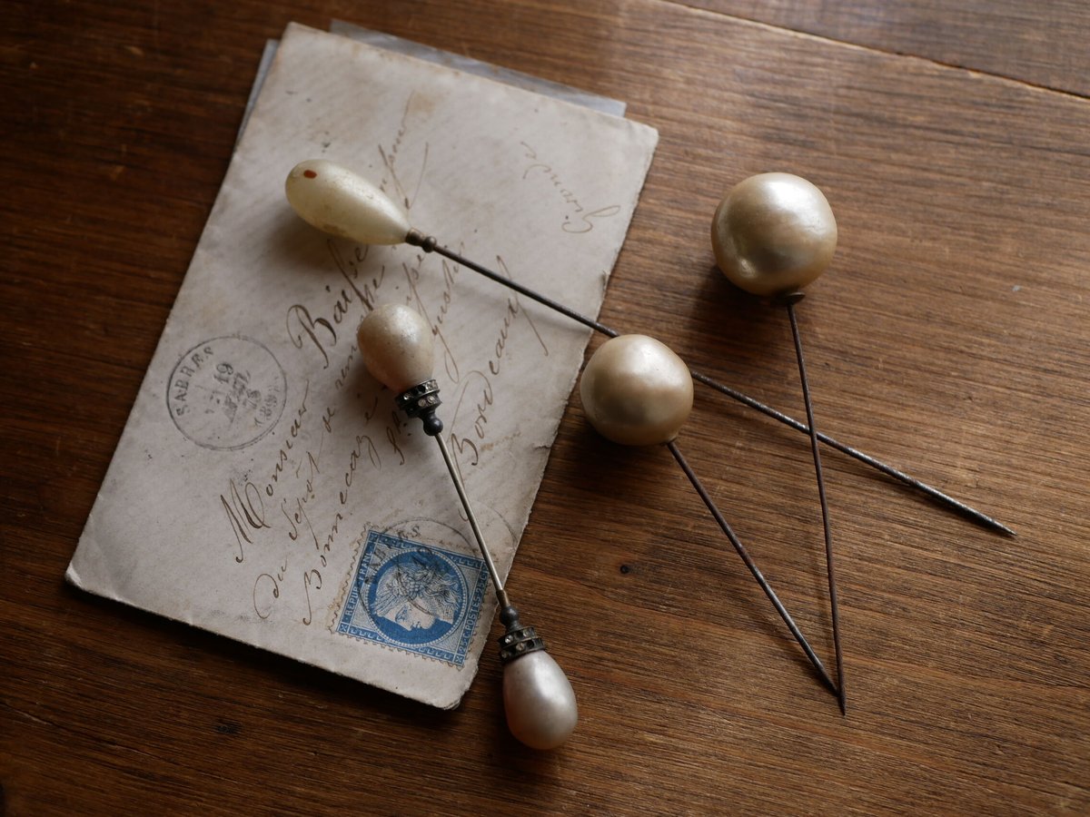 フランスアンティークハットピンエパングル単品6000