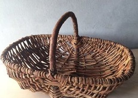 仏アンティーク　かご　バスケット　パニエ