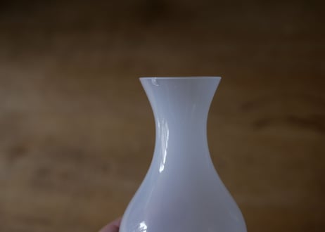 no.1 　オパリンガラス　フラワーベース　フランスヴィンテージ　ブロカントのある暮らし