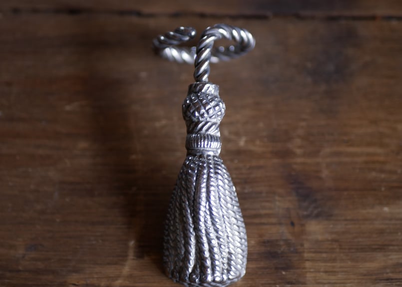 タッセルデザイン 在庫→3 ナプキンリング フランスアンティーク