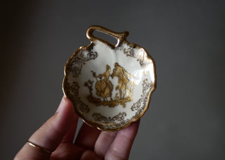LIMOGES 小さなお皿　リモージュ　フランスヴィンテージ　ブロカント