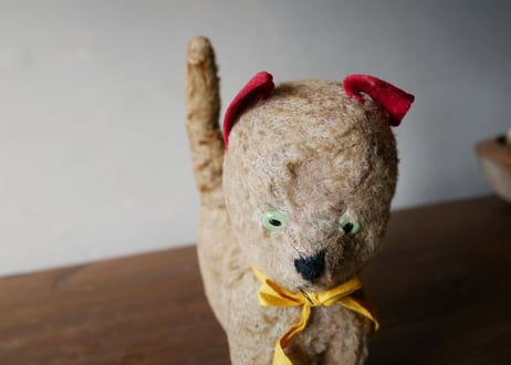 フランスアンティーク　子猫　シュタイフ