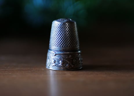 Muguet, silver thimble