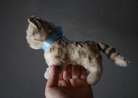 シュタイフ　ドイツヴィンテージ　猫　ねこ　アンティークのある生活　ぬいぐるみ