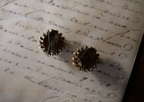 素敵なイヤリング FRANCE antique BROCANTE vintage