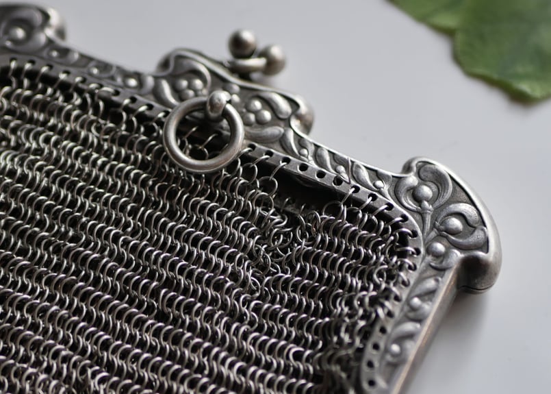 フランスアンティーク メッシュパース