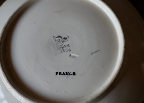 Barbotine plate　-Pansy-