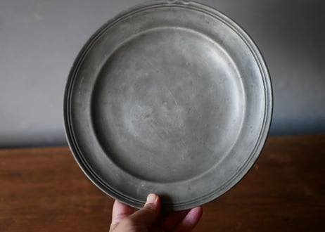 C pewter plate