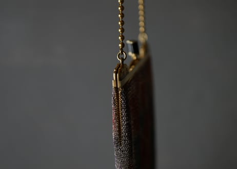 Antique metal bag 　アンティーク　メタル＆メッシュバッグ　フランスアンティーク