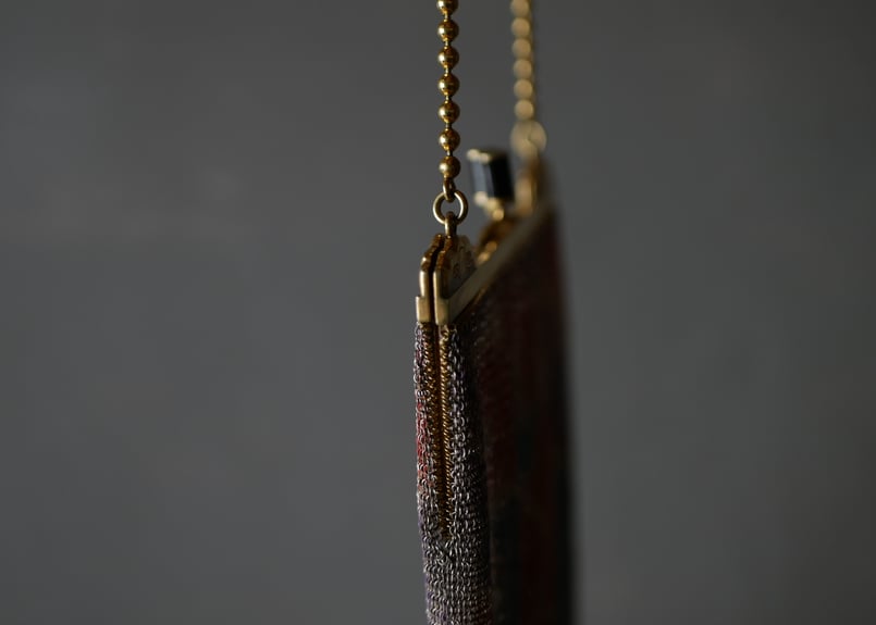 Antique metal bag アンティーク メタル＆メッシュバッグ フランスアン 