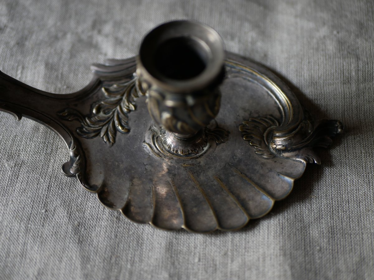 クリストフル/Christofle/シルバー メッキ/キャンドルホルダー2個 クリストフル/Christofle/シルバー メッキ/キャンドルホルダー2個