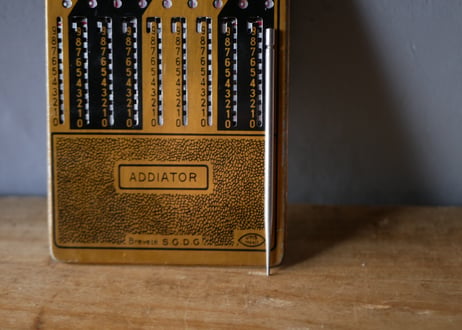 Addiator  計算用具　フランスアンティーク　ブロカントのある暮らし