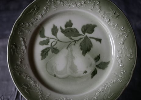 Luneville デザート皿　ラフランス　ブロカントのある暮らし