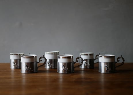 Pewter Rose cup +
