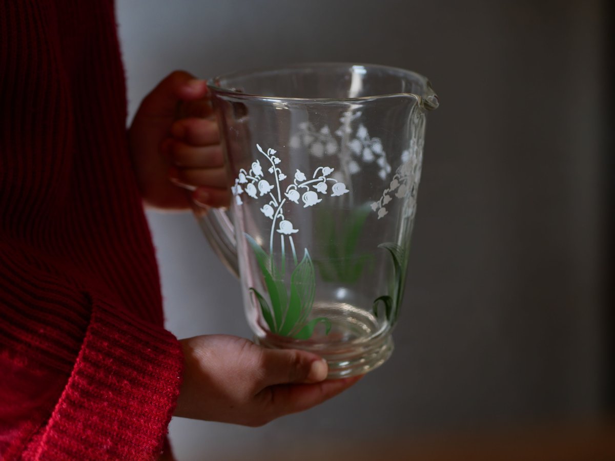 フランスアンティーク すずらんのピッチャー 水差し | mamantique