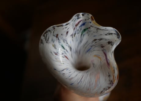 フラワーベース　クリシー　フランスヴィンテージ　ブロカント　花器　花瓶　ブロカントのある暮らし