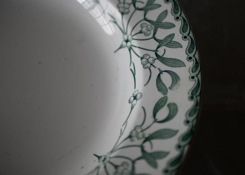 深皿 ヤドリギ フランスアンティーク 宿り木 brocante | mamantique 深皿 ヤドリギ フランスアンティーク 宿り木 brocante | mamantique