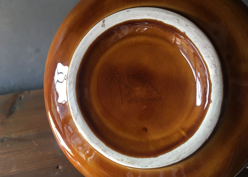 【Sold】フランス アンティーク ロンシャン リボンモチーフ 鍋敷 トリベット Sold】フランス アンティーク ロンシャン リボンモチーフ 鍋敷