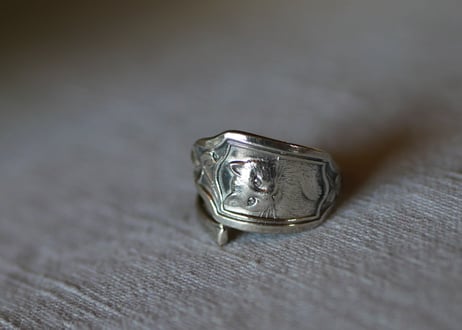 Spoon Ring 【Cat】with Post card