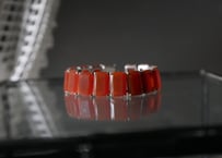 カーネリアン　ヴィンテージブレスレット　ヴィンテージアクセサリー　アンティーク　ブロカント