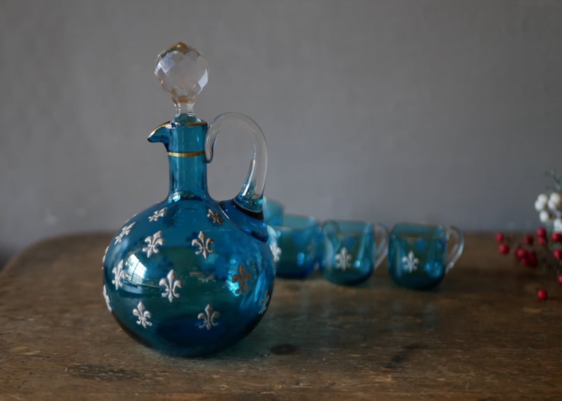 エナメルシリーズ part.10 フルールドリス カラフェ フランス