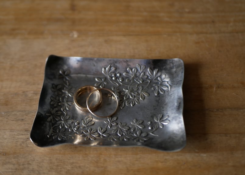 アンティークのシルバープレート 小さなヴィドポッシュ