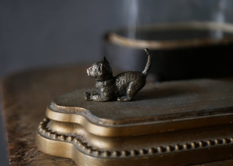 ブロンズ製　猫　オブジェ　パリ　フランスアンティーク　アンティークのある暮らし