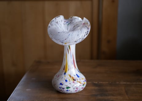 フラワーベース　クリシー　フランスヴィンテージ　ブロカント　花器　花瓶　ブロカントのある暮らし
